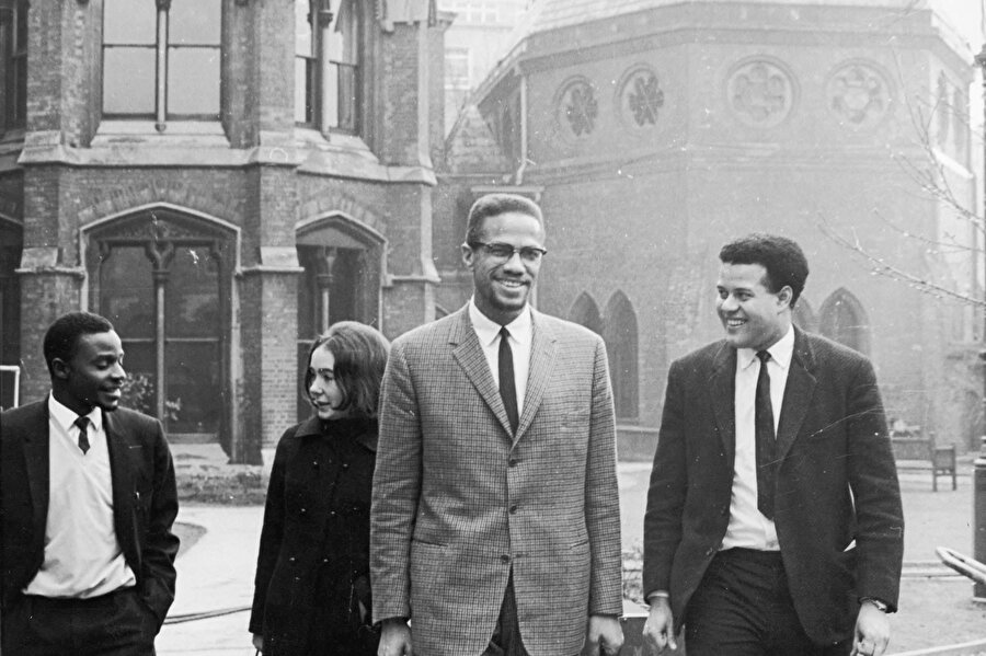 Malcolm X, Oxford Üniversitesi'nde. 