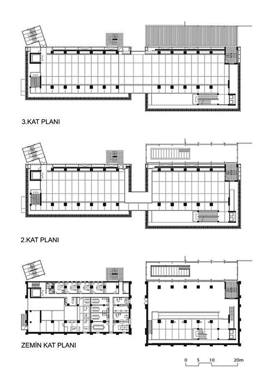 Çağdaş Sanat Müzesi planları.