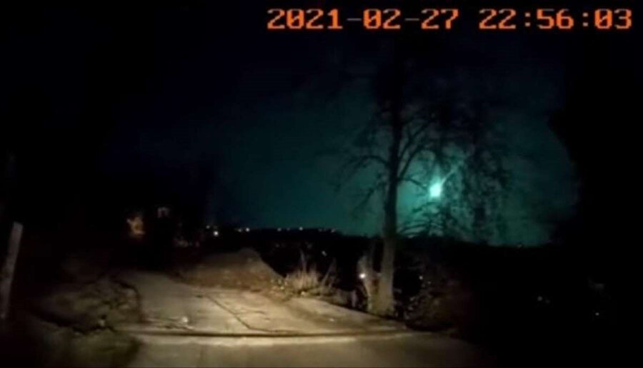 Meteor Doğu Karadeniz Bölgesi'nde Trabzon ve Giresun başta olmak üzere bir çok ilde kameralar tarafından görüntülendi
