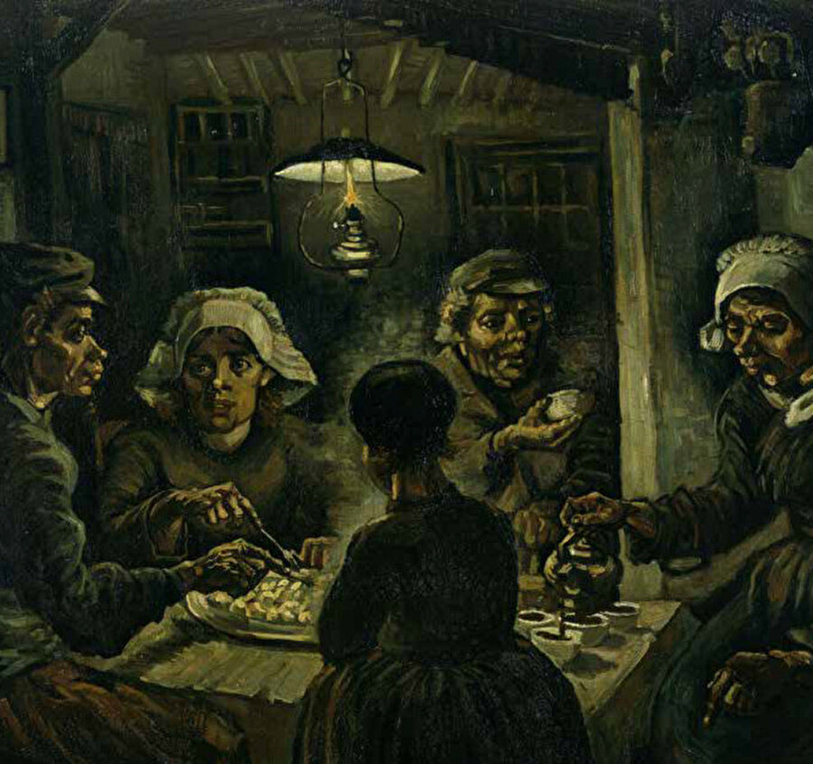 Van Gogh, Patates Yiyenler, 1885.