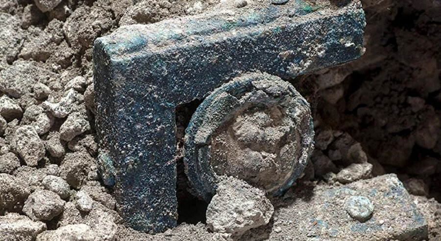 Bulunan tören arabasından görüntü