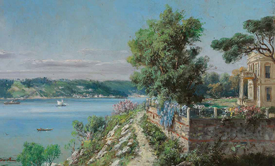 Hoca Ali Rıza, Çubuklu Sırtlarından Boğaz'a Bakış