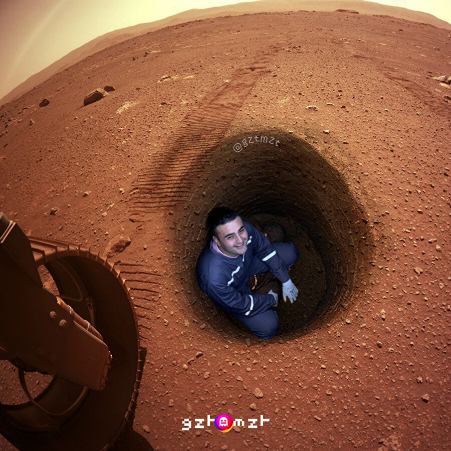 ​Nasa'nın bugün yayınladığı Mars'tan çekilmiş en net fotoğraf