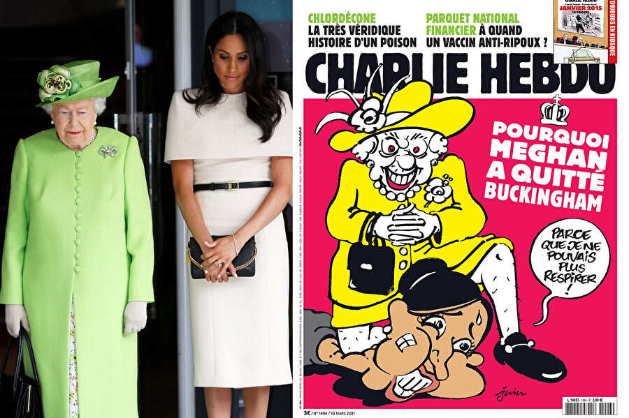 Charlie Hebdo'nun Meghan Markle kapağı tepki topladı