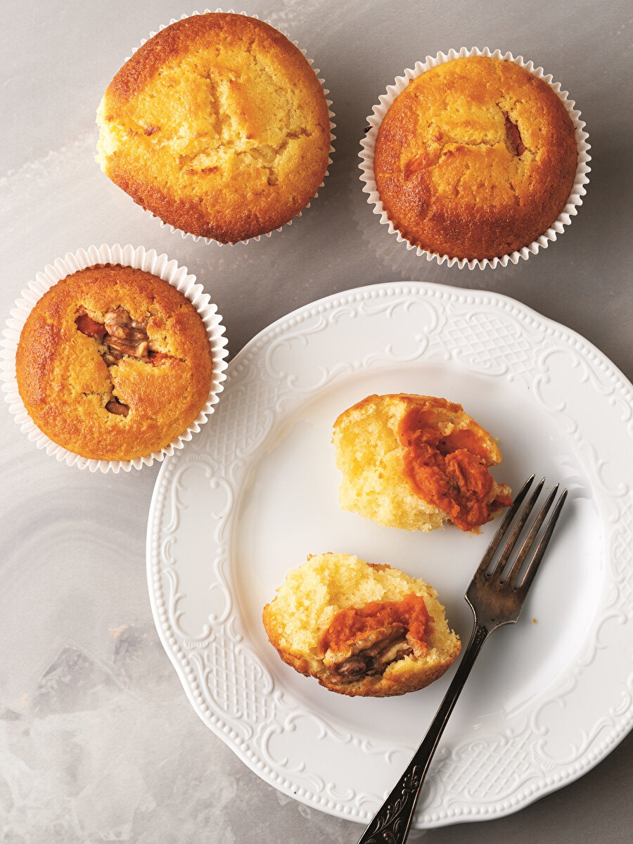 Cevizli Bal Kabaklı Muffin