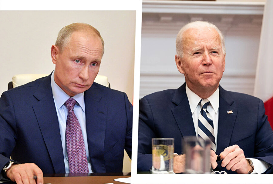 Rusya Devlet Başkanı Putin ve ABD Başkanı Biden - Arşiv