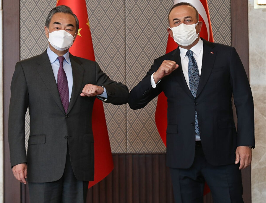 Dışişleri Bakanı Mevlüt Çavuşoğlu, Çin Halk Cumhuriyeti Devlet Konseyi Üyesi ve Dışişleri Bakanı Wang Yi