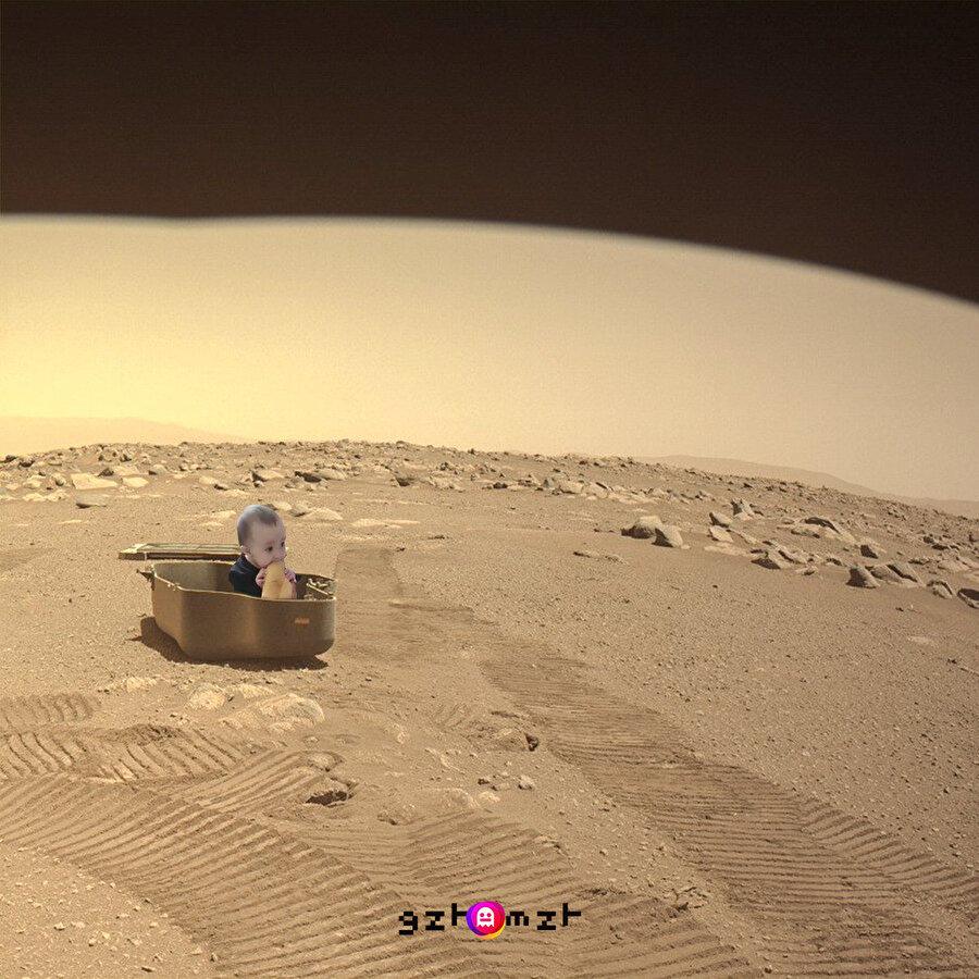 Persevarence aracı tarafından yeni çekilen Mars görüntüsü