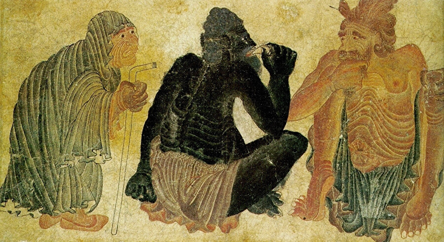 Siyah Kalem'e ait bir minyatür