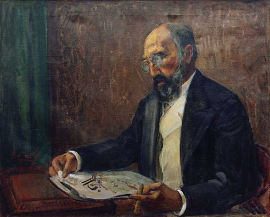 Osman Hamdi Bey'in Portresi.