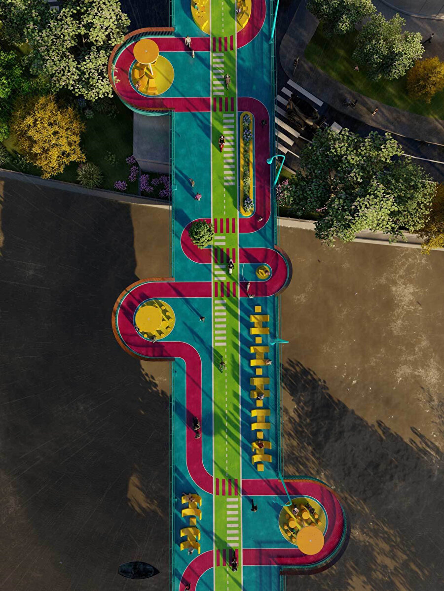 Kullanıcılara verilen referans noktalarıyla kurgulanan birçok farklı aktivite alanları bulunuyor.