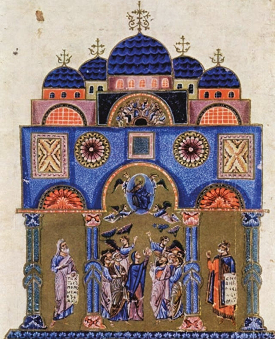Allah muafaza bir depremde Fatih Camii yıkılırsa ICOMOS kalıntılardan çıkan Havariyyun Kilisesi'nin iki sütununu delil göstererek cami yerine kiliseyi inşa ettirebilir.