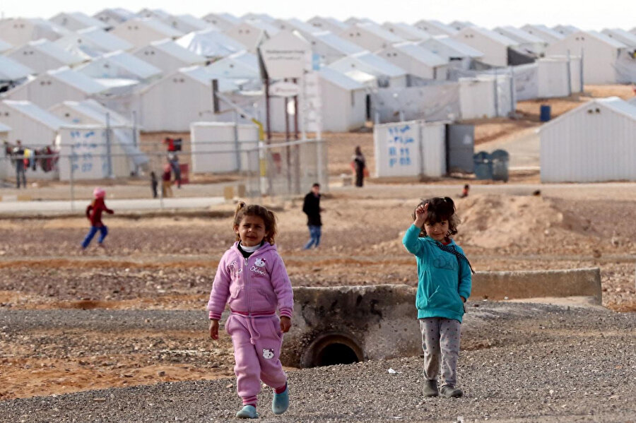 Ürdün'deki Suriyeli mülteciler.