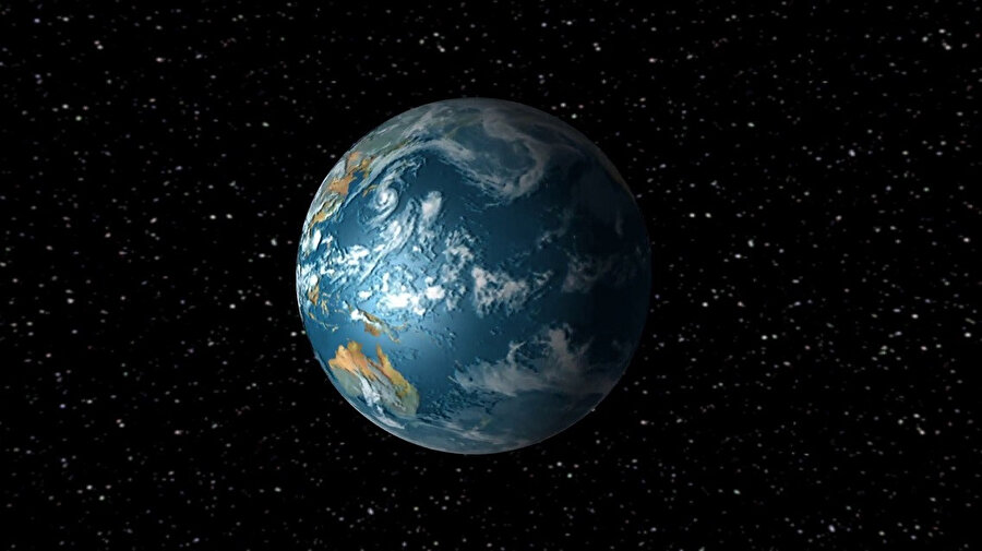 Dünya, ahiret gününün haftalarından bir hafta olup, ömrü yedi bin yıldır.