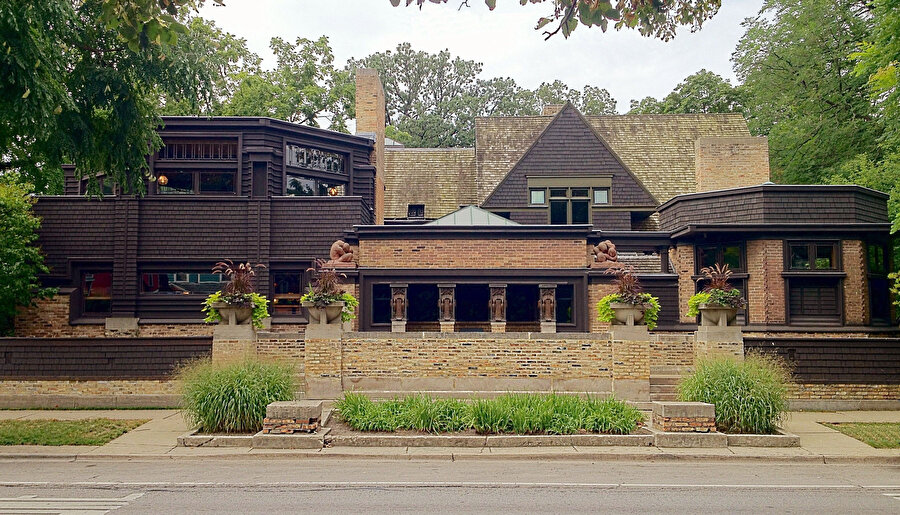 Frank Lloyd Wright Evi ve Stüdyosu, ABD.