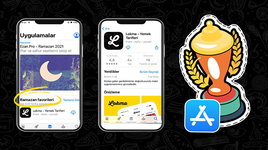 Lokma AppStore'da Ramazan Favorileri'nde