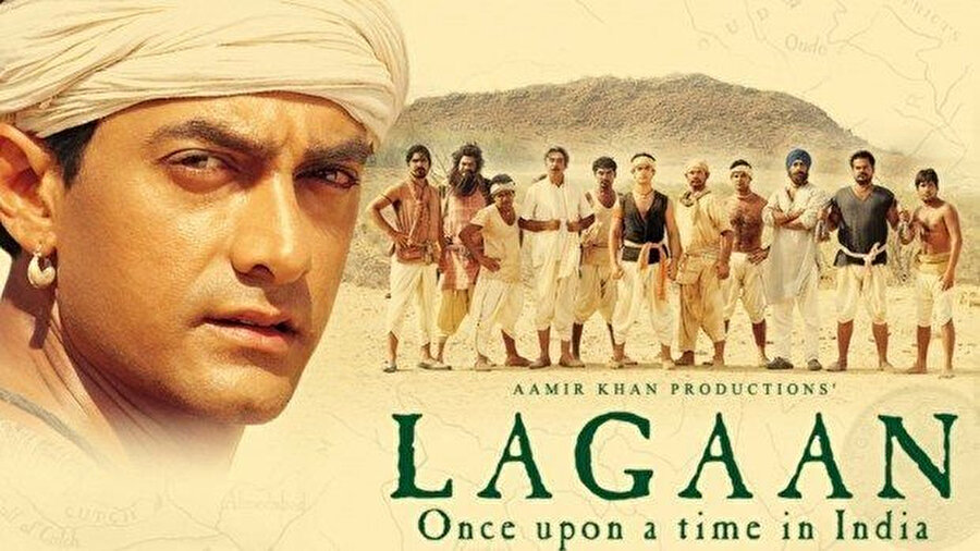Lagaan, Hindistan’ı vergiye bağlayan İngilizlerin “kriket maçını kazanırsanız üç yıllık vergiden muafsınız” sözü üstüne kurgulanmış bir çalışma.