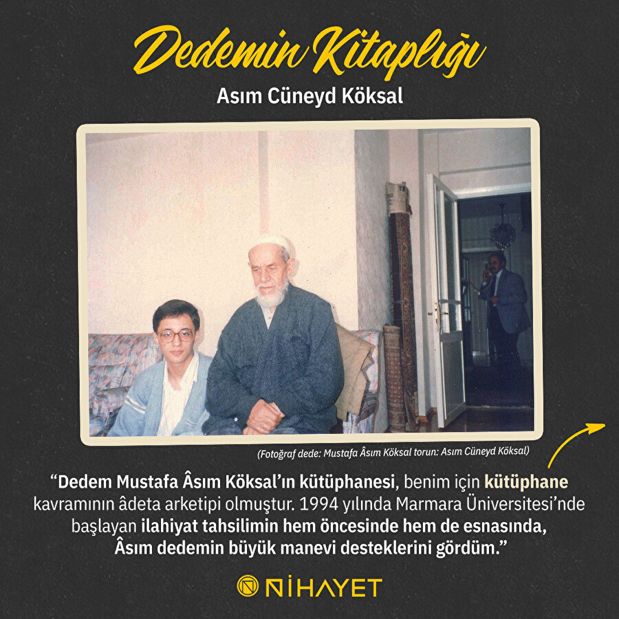 Dedemin kitaplığı