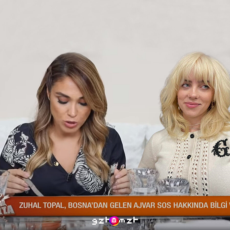 ​Zuhal Topal Billie Eilish'in yemeğini puanlıyor​
