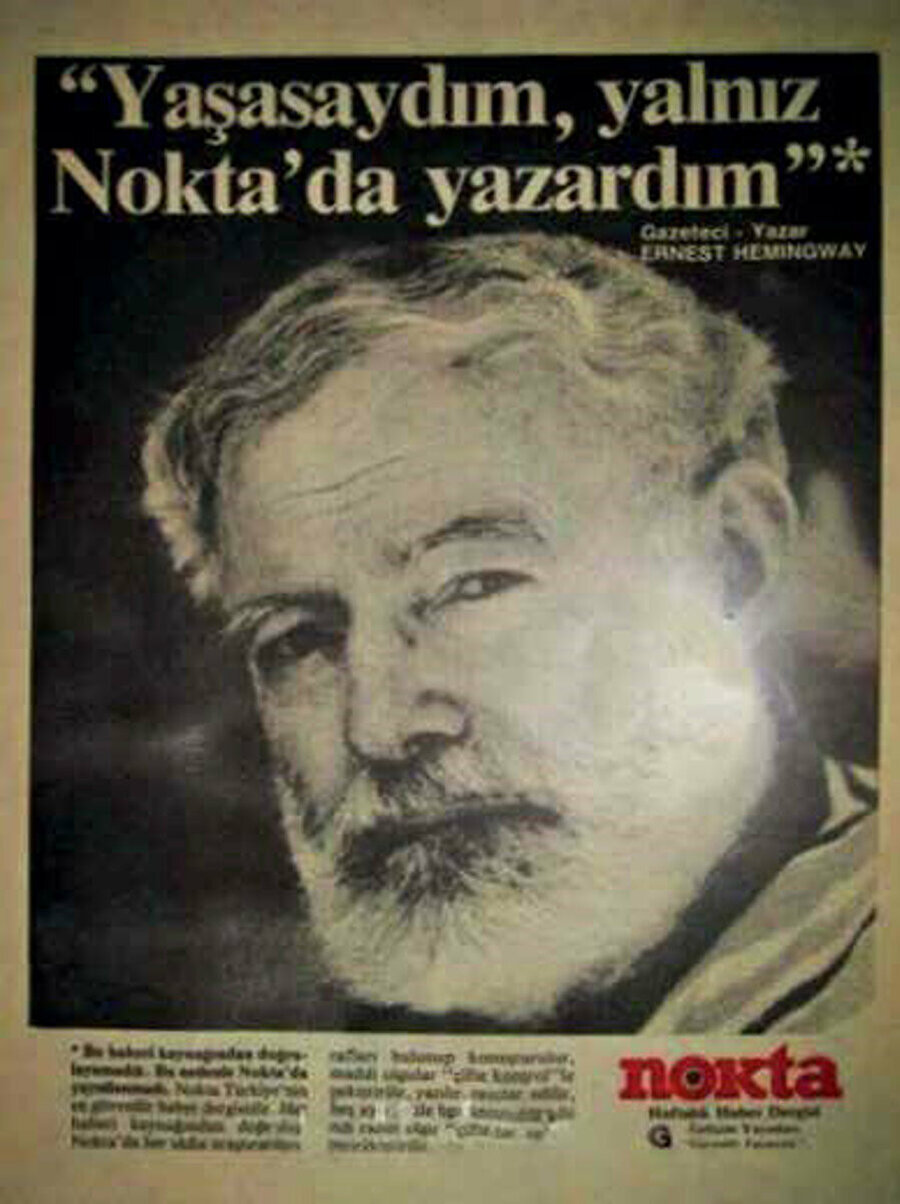 Nokta dergisinin 1988 yılında yayımlanmış kapaklarından biri.