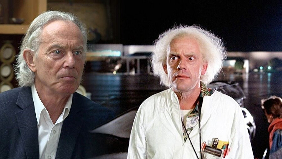 Blair Geleceğe Dönüş filmindeki Doktor Emmett Brown karakterine benzetildi