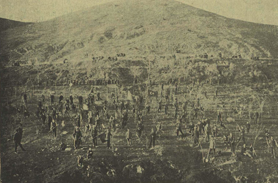 1911 Manastır Ağaç Bayramı, bu aynı zamanda en eski ağaç bayramı fotoğrafı 1914