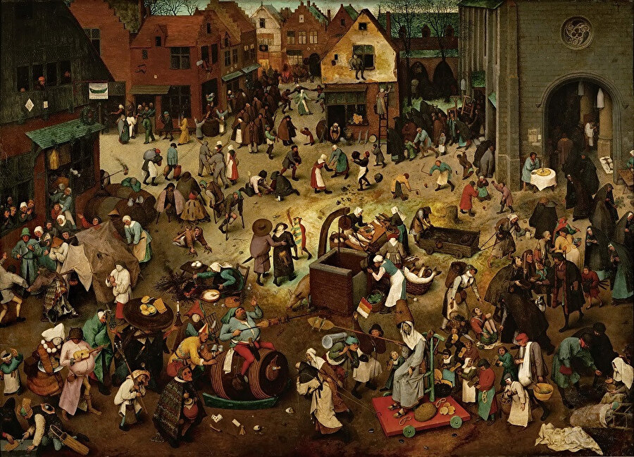 Karnaval ve Perhiz Arasındaki Savaş (The Fight Between Carnival and Lent), 1559