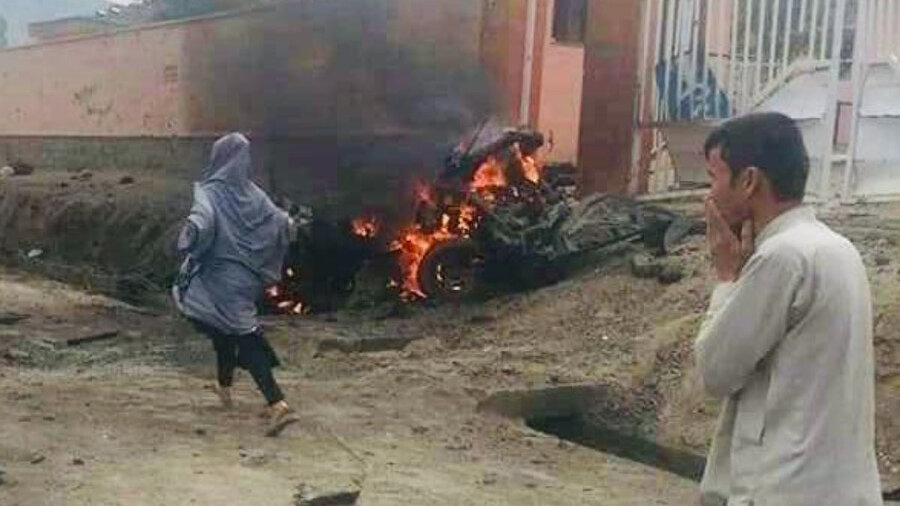 Patlama anından bir fotoğraf