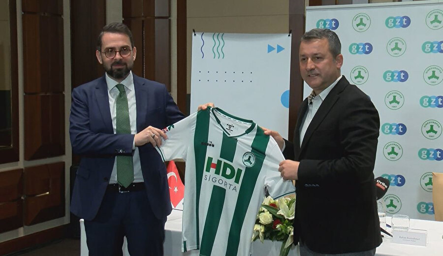 Albayrak Medya Dijital Genel Müdürü Ömer Karaca ve GZT Giresunspor Başkanı Hakan Karaahmet