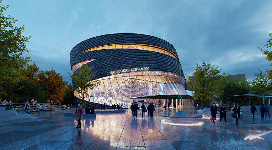 Songdo Kütüphanesi.