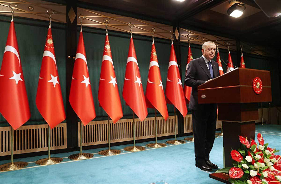 Cumhurbaşkanı Erdoğan konuşma yapıyor- Arşiv