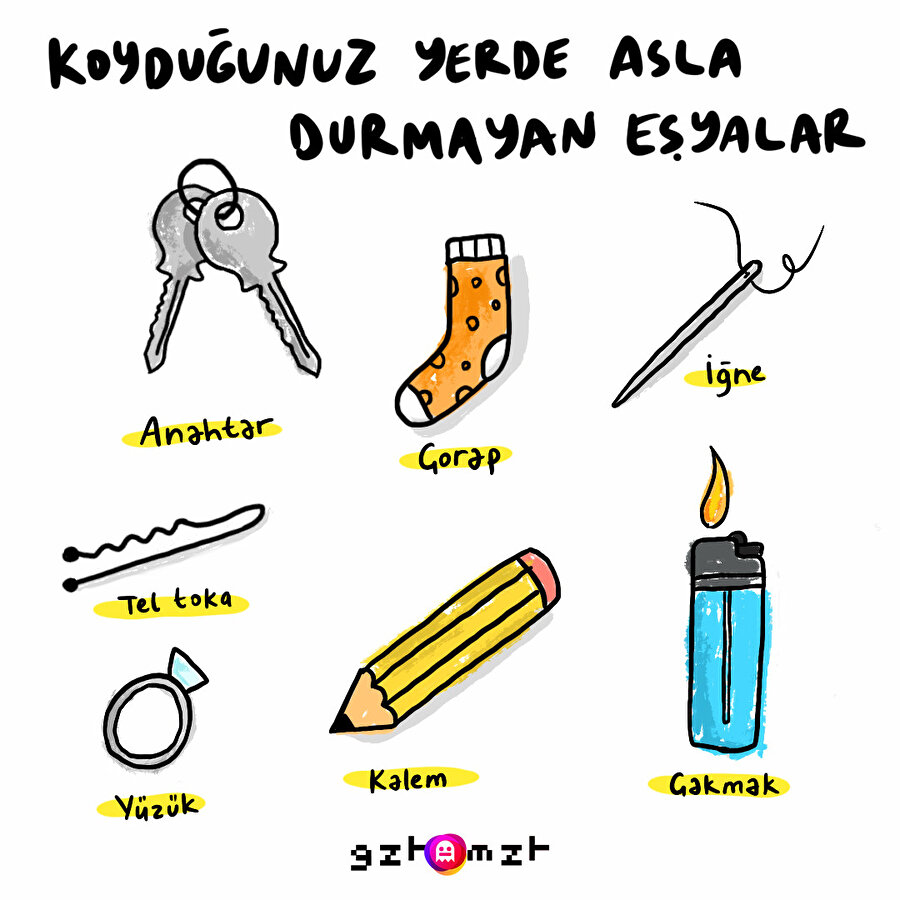 Görünmez ayakları olduğuna inandığımız eşyalar