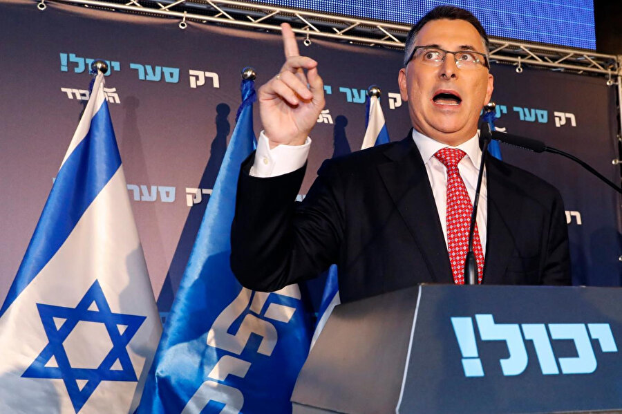 Netanyahu'nun dönüşümlü başbakanlık teklifini reddeden muhalif siyasetçi Gideon Saar.