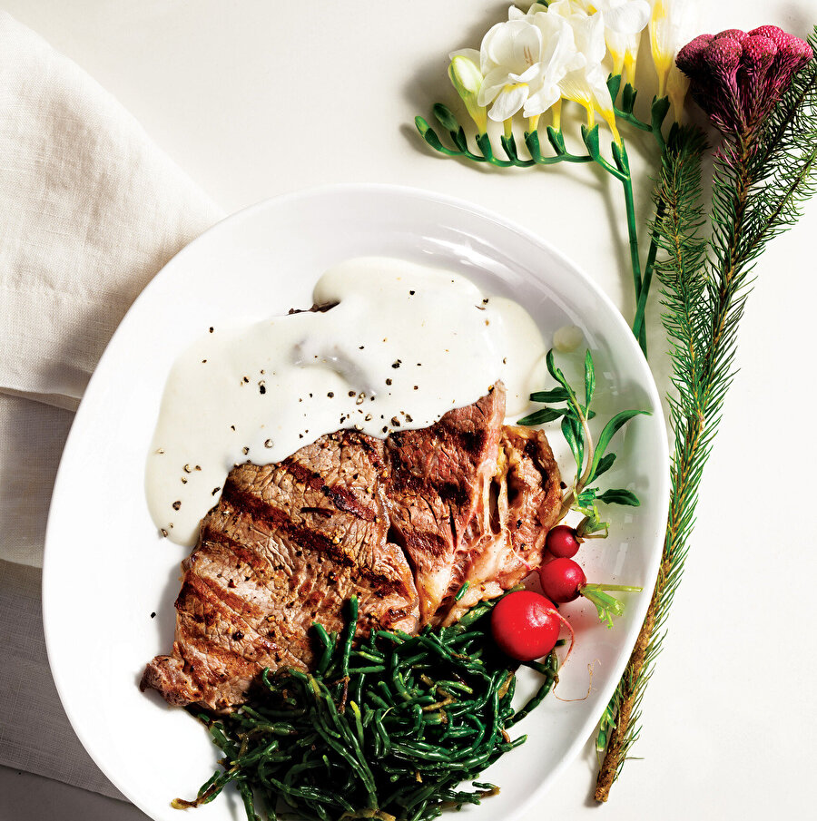 Zencefilli Antrikot ve Deniz Börülcesi tarifi