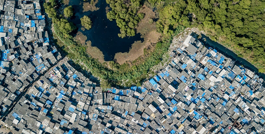 Hindistan’ın Mumbai kenti. Fotoğraf: Johnny Miller.