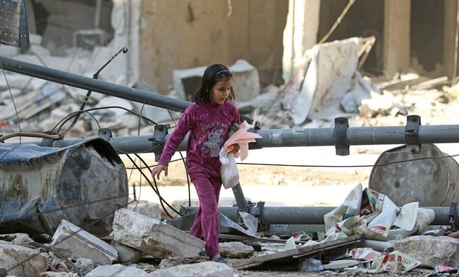 Meryem, Halep’e ilk bombalar düşmeden 3 yıl önce doğmuş. 