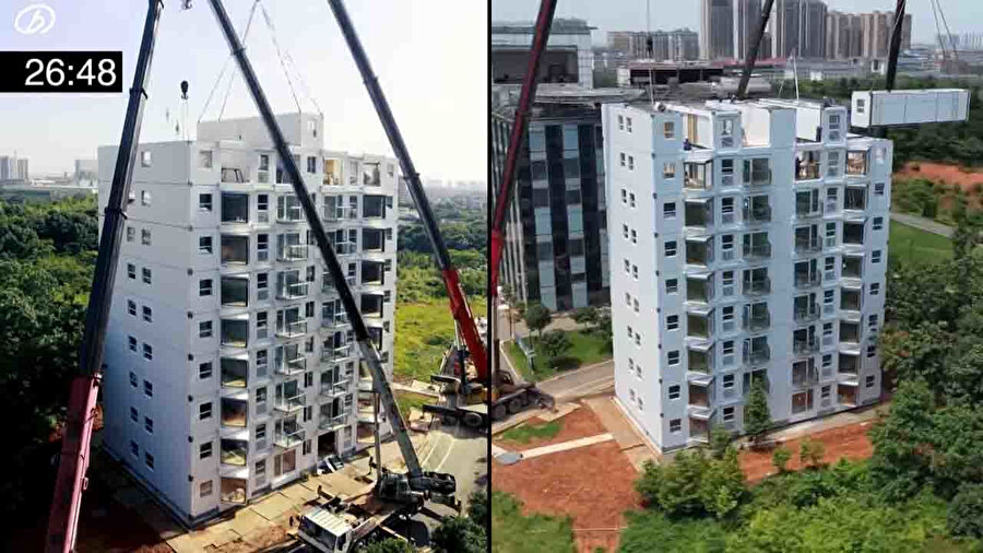 28 saatte yapılan bina