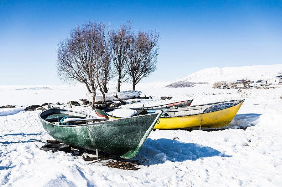 Çıldır Gölü, Ardahan ve Kars il sınırları içerisinde kalan göl, 123 km² alanı ile Doğu Anadolu Bölgesi'nin en büyük tatlı su ve en büyük ikinci göldür.