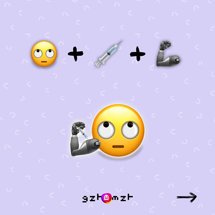 Emojileri birbirine karıştırma sanatı 🤩