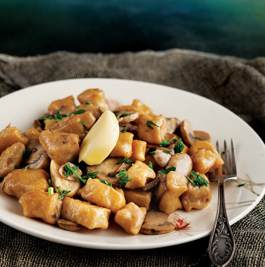 Mantarlı Gnocchi tarifi