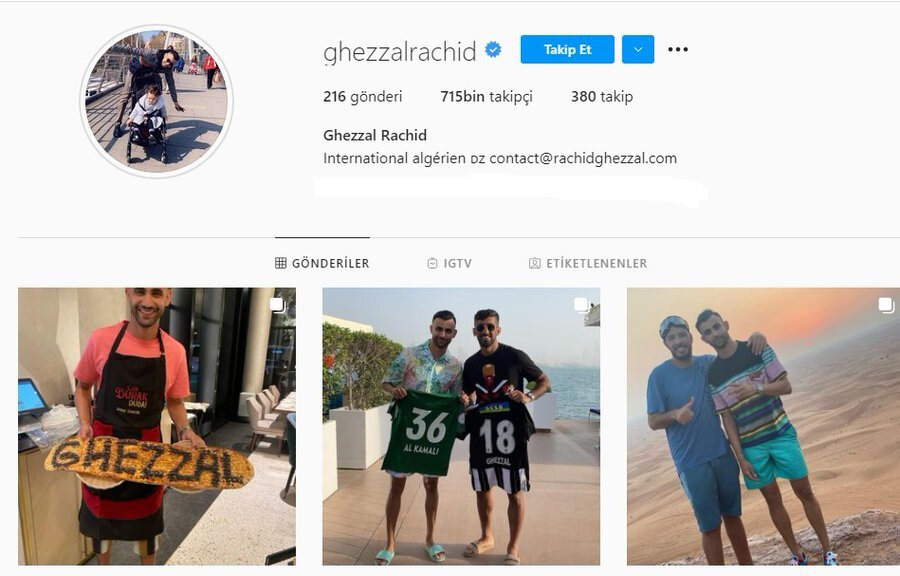 Ghezzal, profilindeki Beşiktaş yazısını ve kartal emojisini kaldırdı