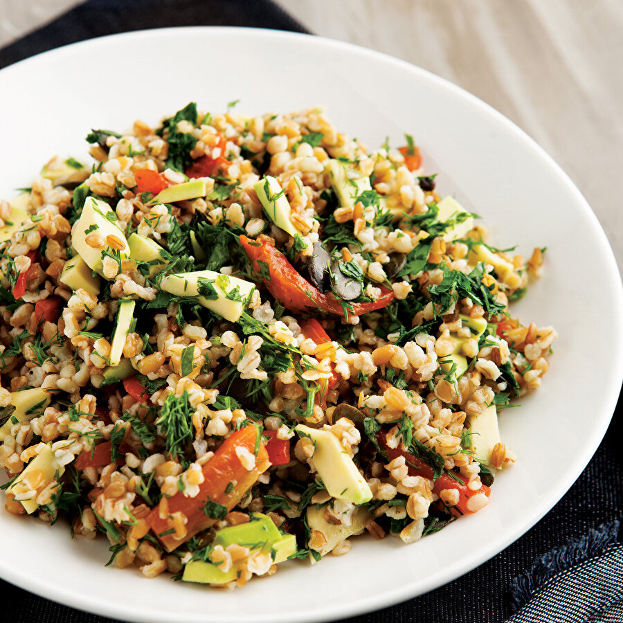 Siyez Bulgurlu Piyaz tarifi