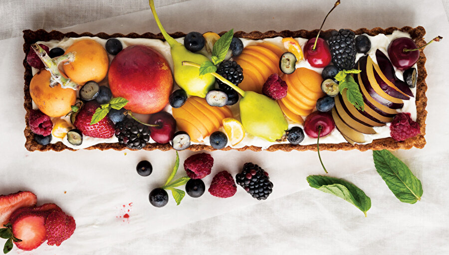 Taze Meyveli Tart tarifi
