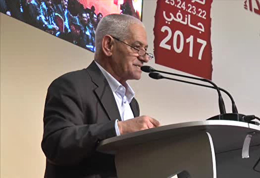 Tunus İşçi Örgütü Genel Sekreteri Nureddin Tabubi.
