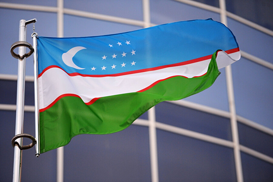 Özbekistan bayrağı-Arşiv