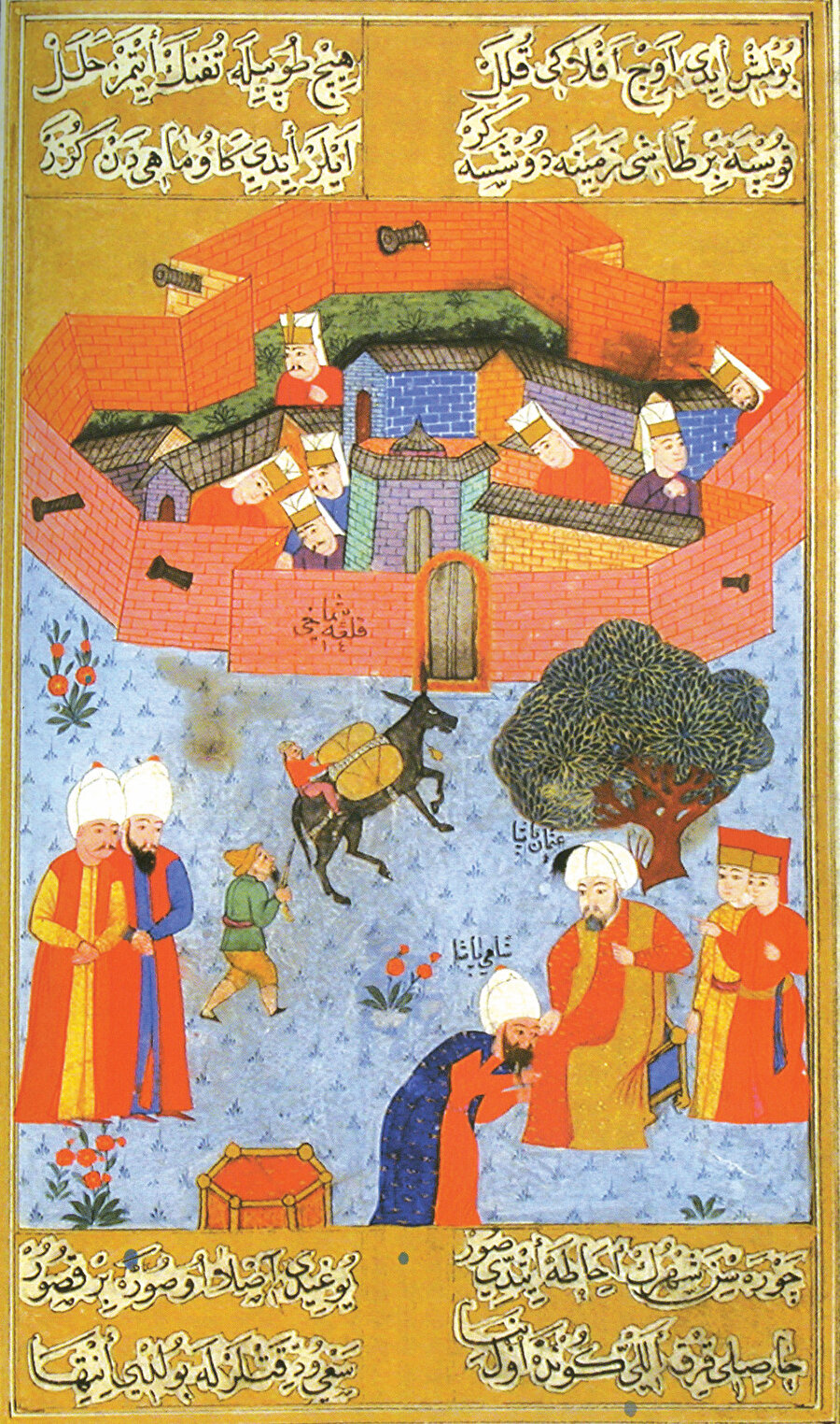  Şemahı Kalesi önünde Osman Paşa