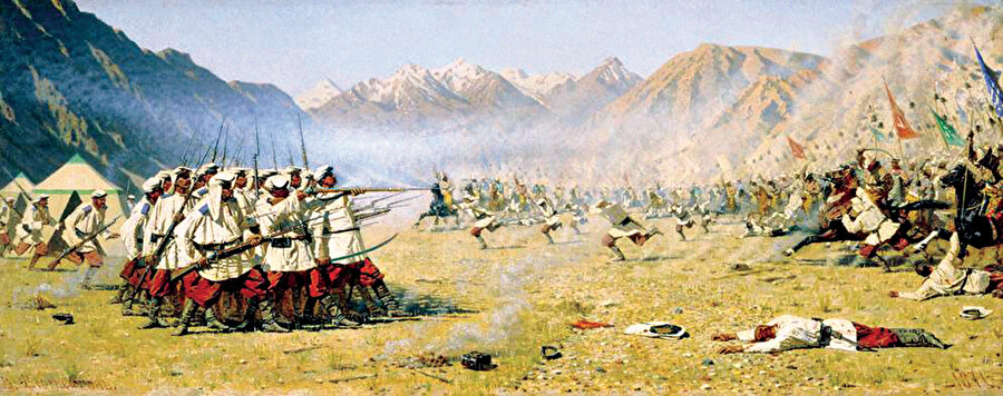 » Rusların büyük hezimeti: Ruslar Göktepe’ye yaptıkları taarruzda Türkmenler tarafından büyük bir yenilgiye uğratılmıştı. 