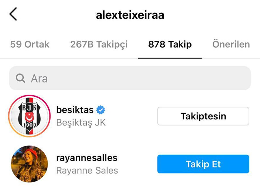 Teixeira, Beşiktaş'ı takip etti