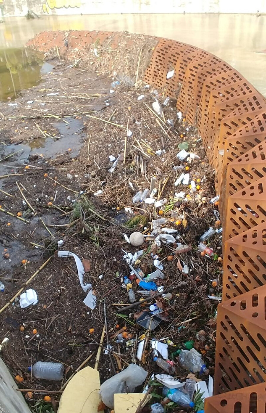 Toplanan çöpler ve materyaller geri dönüşüm için ayrılıyor.