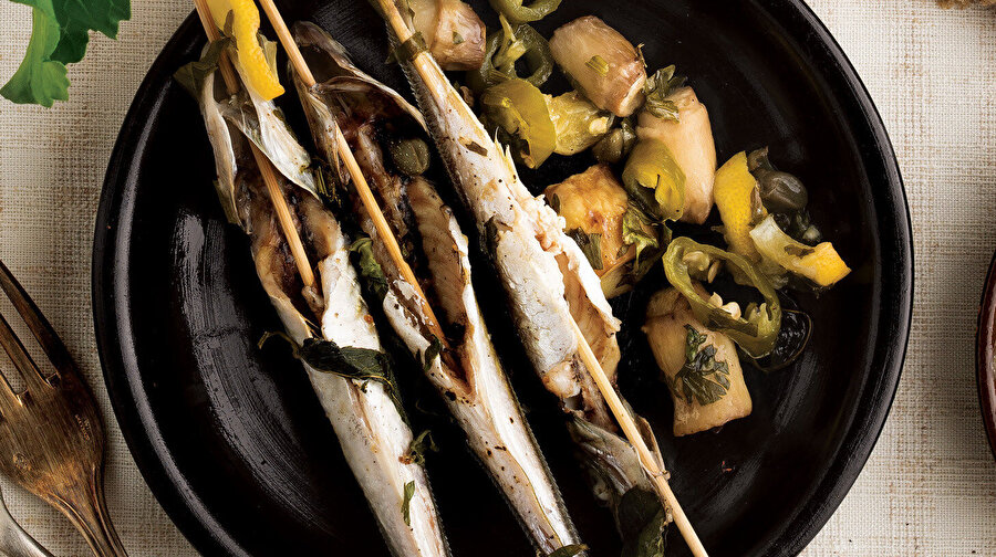 Şişte Kaparili İstavrit tarifi